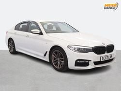 White Used 2018 BMW 520 M Sport Sedan | £20,195 (Fair price)