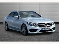 Iridium silver Used 2016 Mercedes C220 AMG Line Premium Plus Sedan | £16,298 (Expensive)