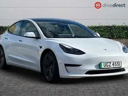 White Used 2021 Tesla Model 3 Standard Range Sedan | £16,841 (Fair price)