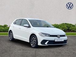 White Used 2021 VW Polo Life Hatchback | £15,390 (Fair price)