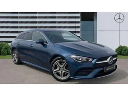 Blue Used 2022 Mercedes CLA200 AMG Line Premium Estate | £22,250 (Fair price)