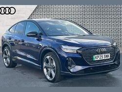 Blue Used 2025 Audi Q4 Sportback e-tron Black Edition SUV | £36,812 (Super price)