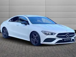 White Used 2023 Mercedes CLA180 AMG Line Premium Sedan | £25,695 (Fair price)