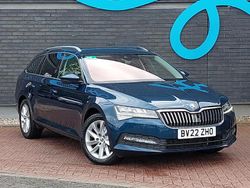 Blue Used 2022 Skoda Superb SE Estate | £16,498 (Fair price)