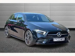 Cosmos black Used 2022 Mercedes A250 AMG Line Premium Plus Hatchback | £26,395 (A bit pricey)