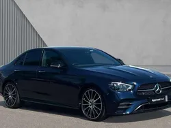 Blue Used 2021 Mercedes E220 AMG line Sedan | £33,258