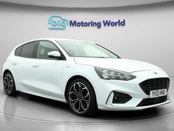 White Used 2021 Ford Focus ST-Line X Hatchback | £14,250 (Fair price)