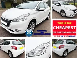 White Used 2014 Peugeot 208 Active Hatchback | £3,985 (Fair price)