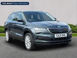 Grey Used 2021 Skoda Karoq SE L SUV | £21,495 (Fair price)