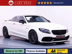White Used 2016 Mercedes C63 AMG Premium Cabriolet | £29,626 (Expensive)