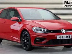 Red Used 2018 VW Golf VII R-line Hatchback | £13,890 (Fair price)