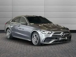 Grey Used 2024 Mercedes C200 AMG line Sedan | £31,850 (Fair price)