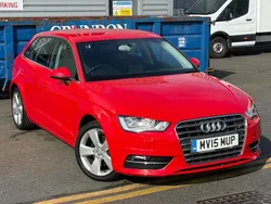 Red Used 2015 Audi A3 Sportback Sport Hatchback | £7,999 (Fair price)