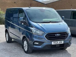 Blue Used 2021 Ford Transit Custom Limited Van | £12,495 (Fair price)