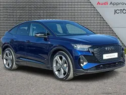 Blue Used 2025 Audi Q4 Sportback e-tron Black Edition SUV | £50,358