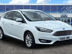 White Used 2016 Ford Focus Zetec Hatchback | £6,995 (Fair price)