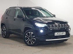 Black Used 2022 Jeep Compass Limited SUV | £17,698 (Fair price)