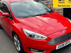 Red Used 2016 Ford Focus Titanium X Hatchback | £8,480 (Good price)