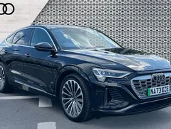 Black Used 2023 Audi Q8 e-tron S-Line SUV | £42,953 (Super price)