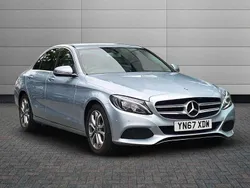 Silver Used 2017 Mercedes C200 Sedan | £13,749 (Fair price)