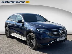 Blue Used 2022 Mercedes EQC400 AMG Line Premium Plus SUV | £30,190 (Fair price)
