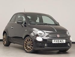 Black Used 2019 Fiat 500 Anniversary Hatchback | £7,998 (A bit pricey)