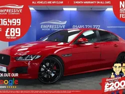 Red Used 2018 Jaguar XE R-Sport Sedan | £16,499 (Fair price)
