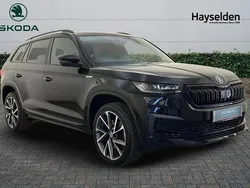Black magic pearl effect Used 2022 Skoda Kodiaq SportLine SUV | £30,695 (Fair price)