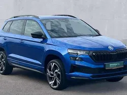Race blue Used 2024 Skoda Karoq SportLine SUV | £24,945 (Good price)