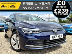 Blue Used 2021 VW Golf VIII Style Hatchback | £13,490 (Fair price)