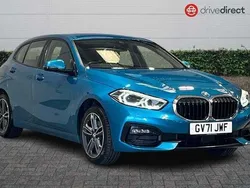 Mettalic blue Used 2021 BMW 116 Sport Line Hatchback | £15,795 (Fair price)