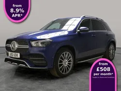 Blue Used 2021 Mercedes GLE300 AMG line SUV | £34,221 (Fair price)