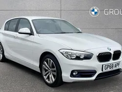 Alpine white Used 2019 BMW 118 Sport Line Hatchback | £12,493 (Good price)