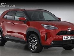 Scarlet flare Used 2024 Toyota Yaris Hybrid Design Estate | £24,190 (Good price)