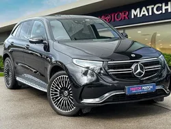Black Used 2021 Mercedes EQC400 AMG line SUV | £28,490 (Fair price)