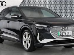 Black Used 2022 Audi Q4 e-tron S-Line SUV | £19,875