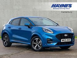 Blue Used 2025 Ford Puma ST-Line Hatchback | £20,999 (Fair price)