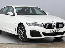 White Used 2022 BMW 530e M Sport | £25,975 (Fair price)