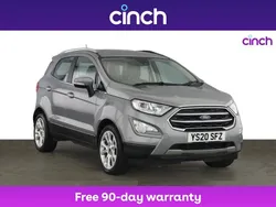 Silver Used 2020 Ford Ecosport Titanium SUV | £10,399 (Fair price)