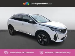 White Used 2021 Peugeot 3008 Premium Hatchback | £17,697 (Fair price)