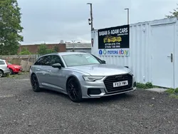 Silver Used 2021 Audi A6 Black Edition Estate | £17,490
