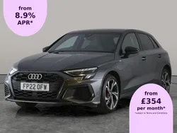 Grey Used 2022 Audi A3 Sportback e-tron Competition Sedan | £24,089 (Expensive)