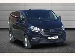 Black Used 2022 Ford Transit Custom Limited Van | £23,508 (Fair price)