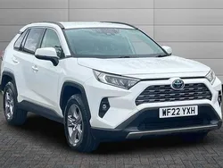 White Used 2022 Toyota RAV4 Hybrid SUV | £23,295 (Good price)