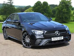 Obsidian black metallic Used 2022 Mercedes E200 AMG line Sedan | £38,992