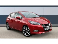 Red Used 2022 Nissan Micra Tekna Hatchback | £12,390 (Fair price)