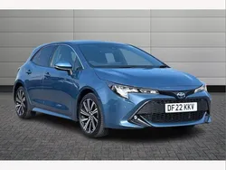 Obsidian blue Used 2022 Toyota Corolla Design Hatchback | £18,895 (Fair price)