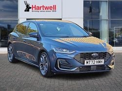 Blue Used 2022 Ford Focus ST-Line Hatchback | £15,590 (Fair price)