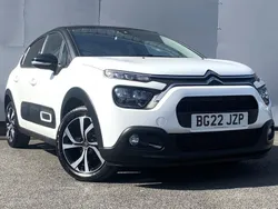 White Used 2022 Citroën C3 PureTech Hatchback | £11,495 (Fair price)