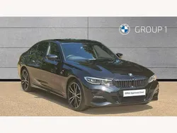 Black Used 2020 BMW 330e M Sport Sedan | £23,495 (Fair price)
